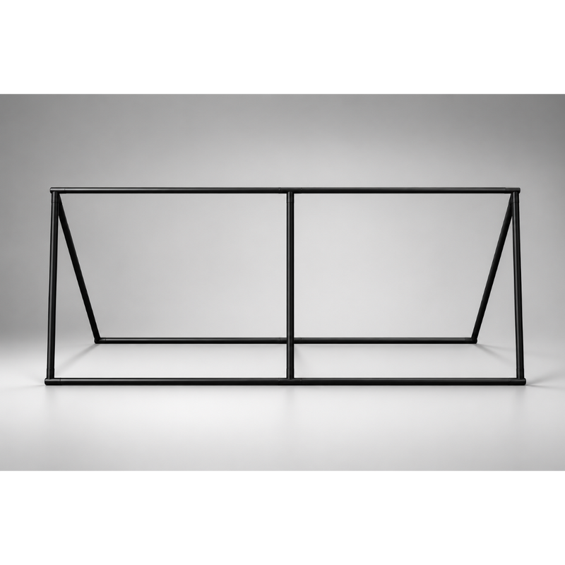 Steel Banner Frame - Black - FRAME ONLY