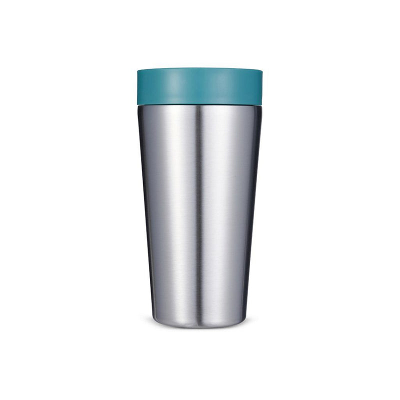Circular Stainless Steel Travel Mug, 12oz (340ml)