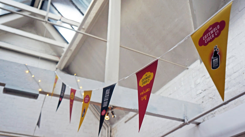A3 Triangular Waterproof Bunting - Custom Printed