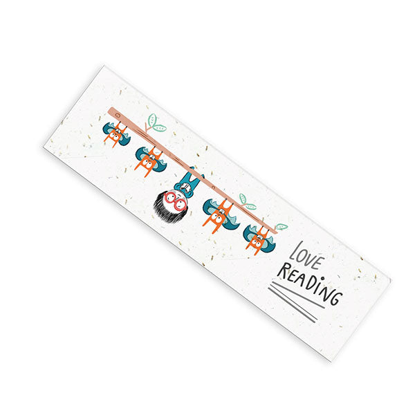 Seeded Paper Bookmarks