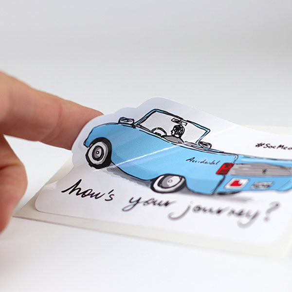Vinyl Sticker 130cm² - Full Colour