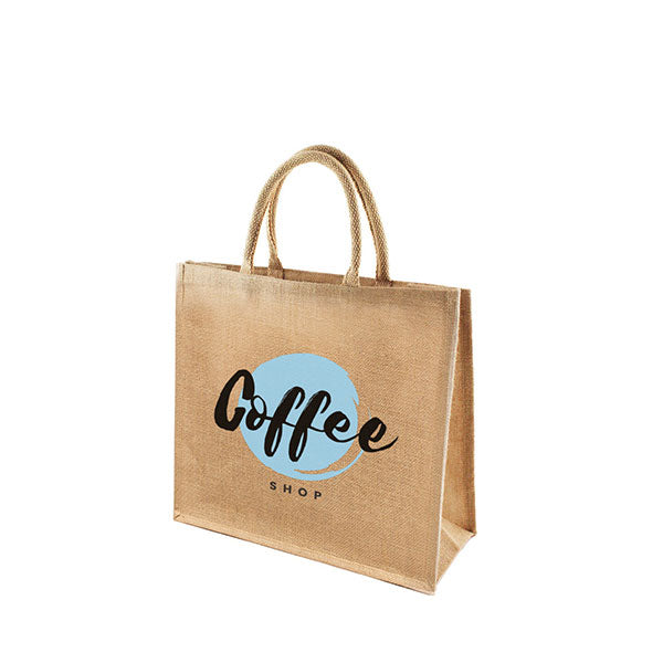 Green & Innocent Tembo Natural Jute Bag - Spot Colour