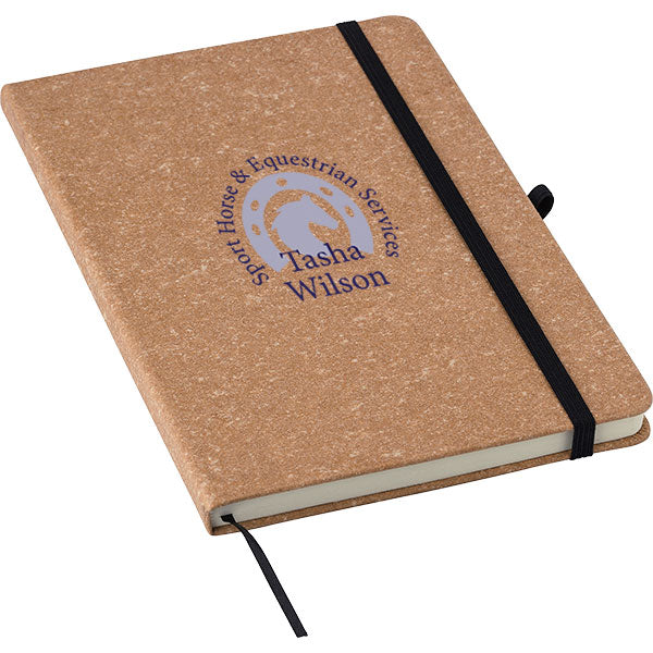 Plato Recycled Leather A5 Notebook - 1 Colour