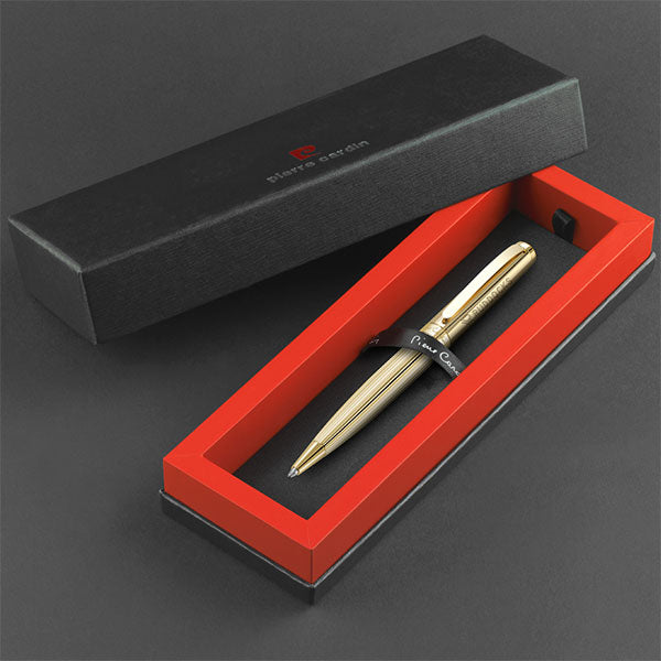 Pierre Cardin Lustrous Gold Ballpen With PB17 Box
