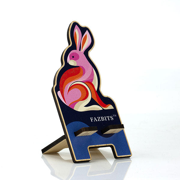 Moso Bamboo Mobile Phone Stand - Full Colour