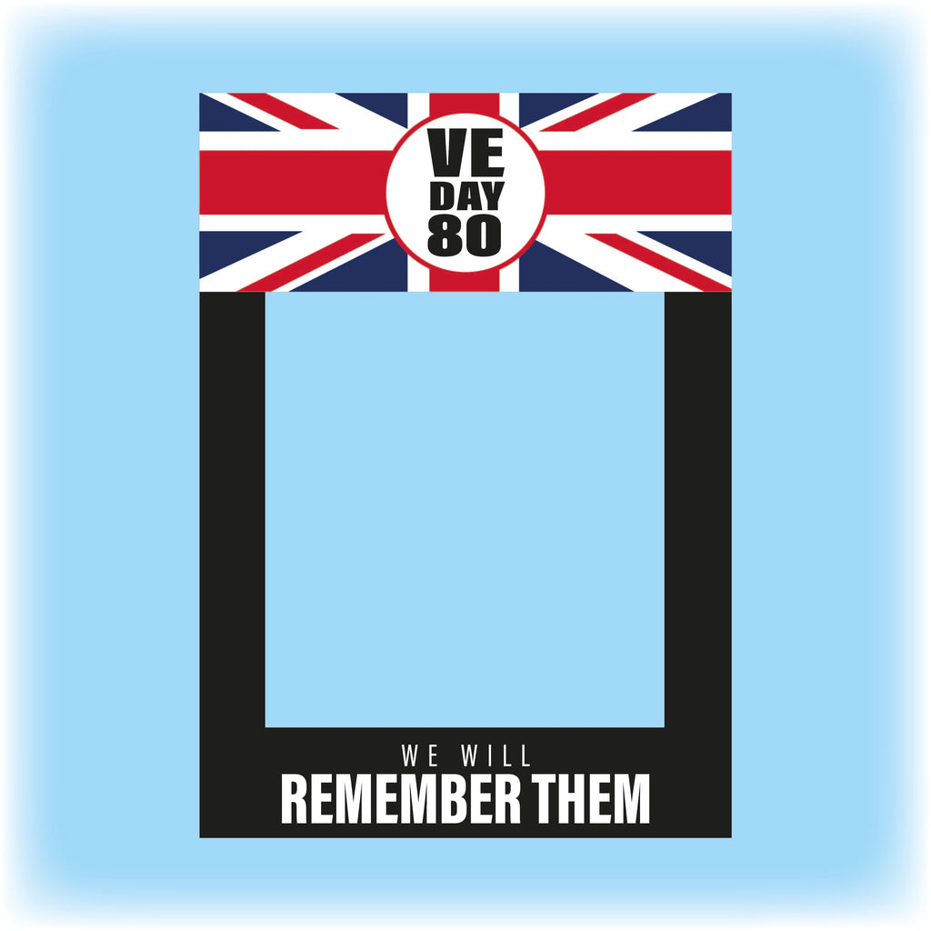 VE Day 80 Selfie Frame - Design 1