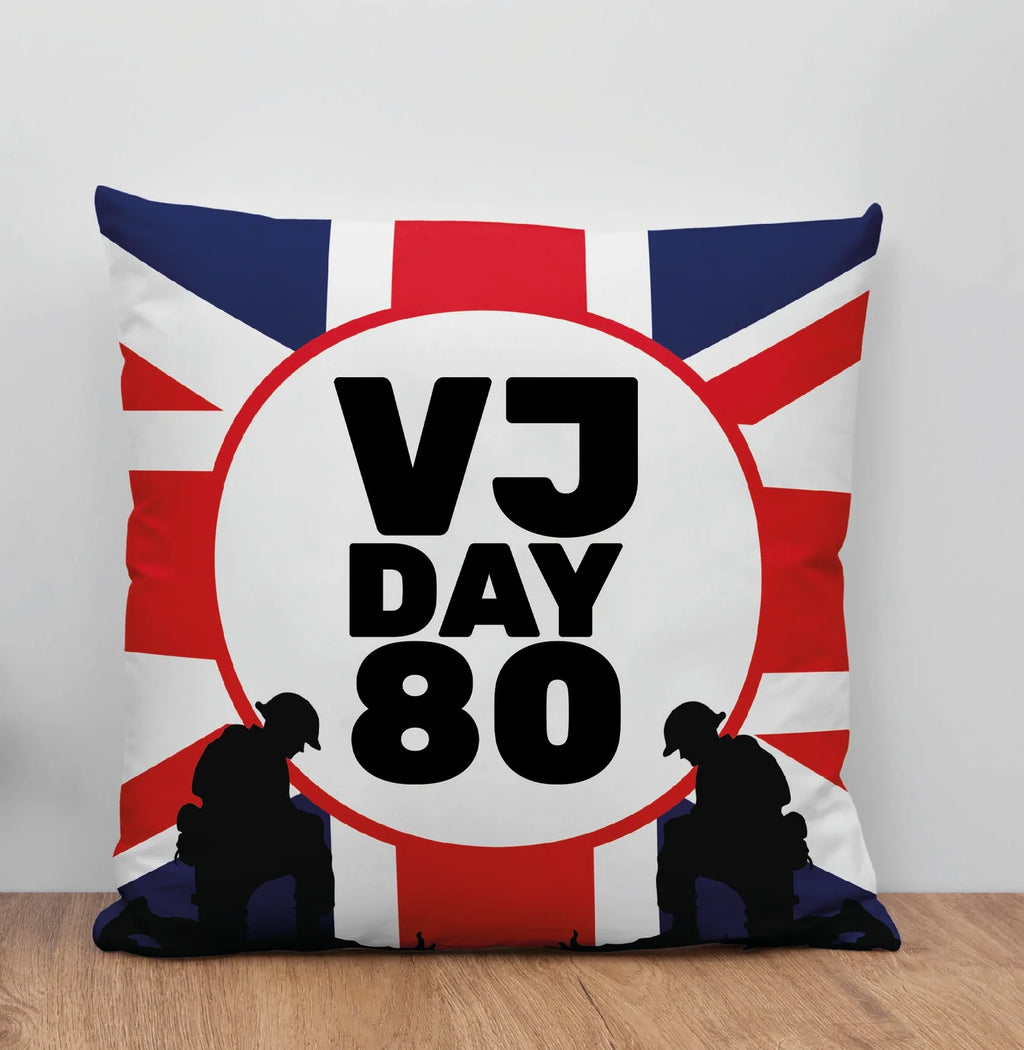 VJ Day 80 commemorative cushion - Design 2