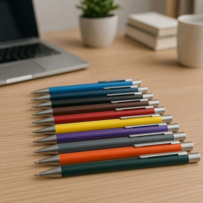 Ergo Soft Feel Recycled Ballpen - Full Colour