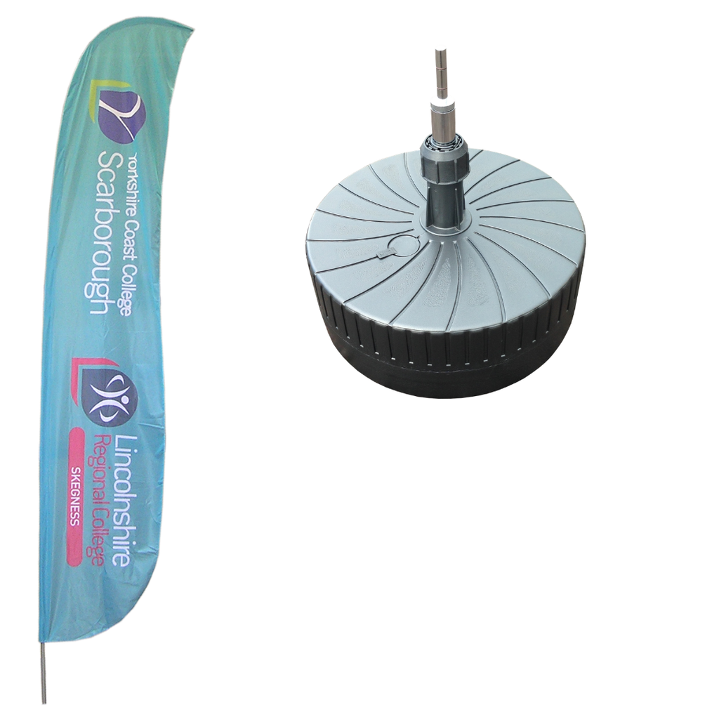 Large Feather Flag with 30 litre water fillable base