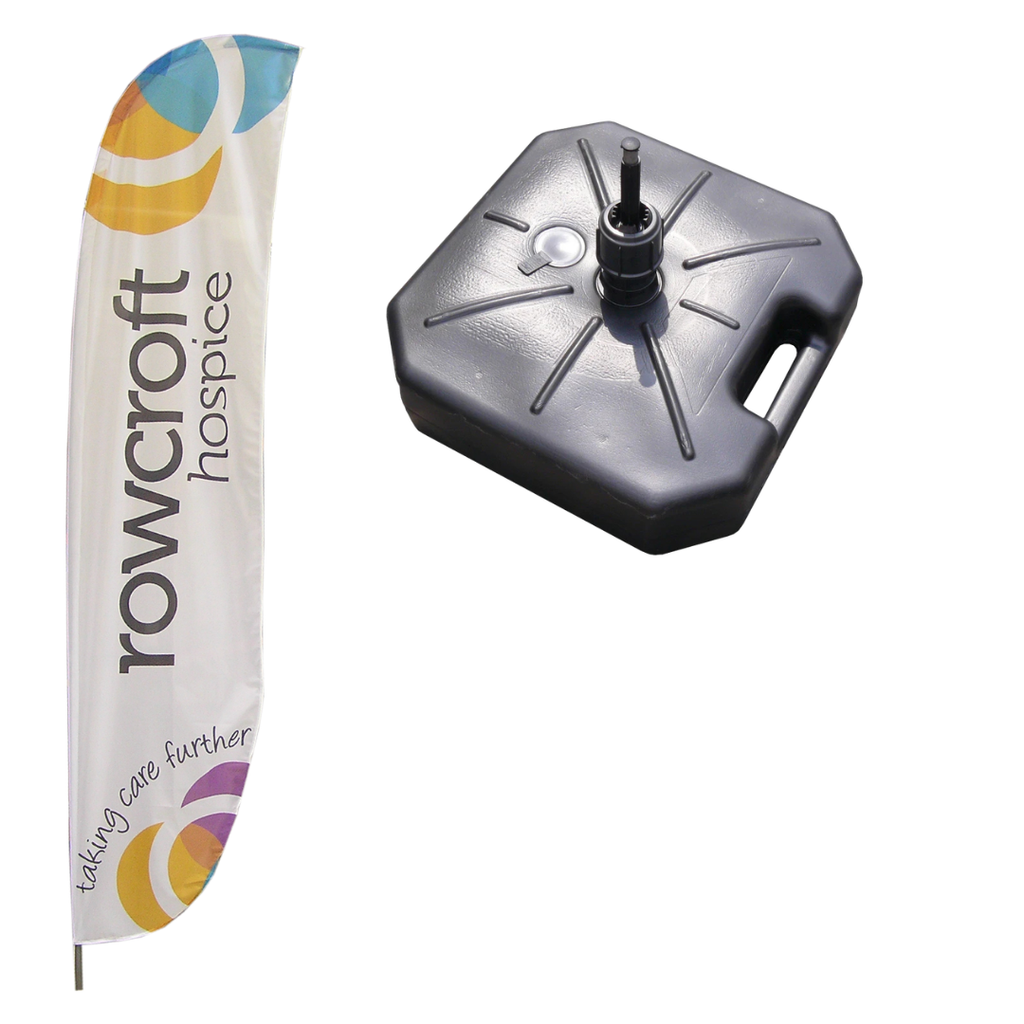 Medium Feather Flag with Water Fillable Base