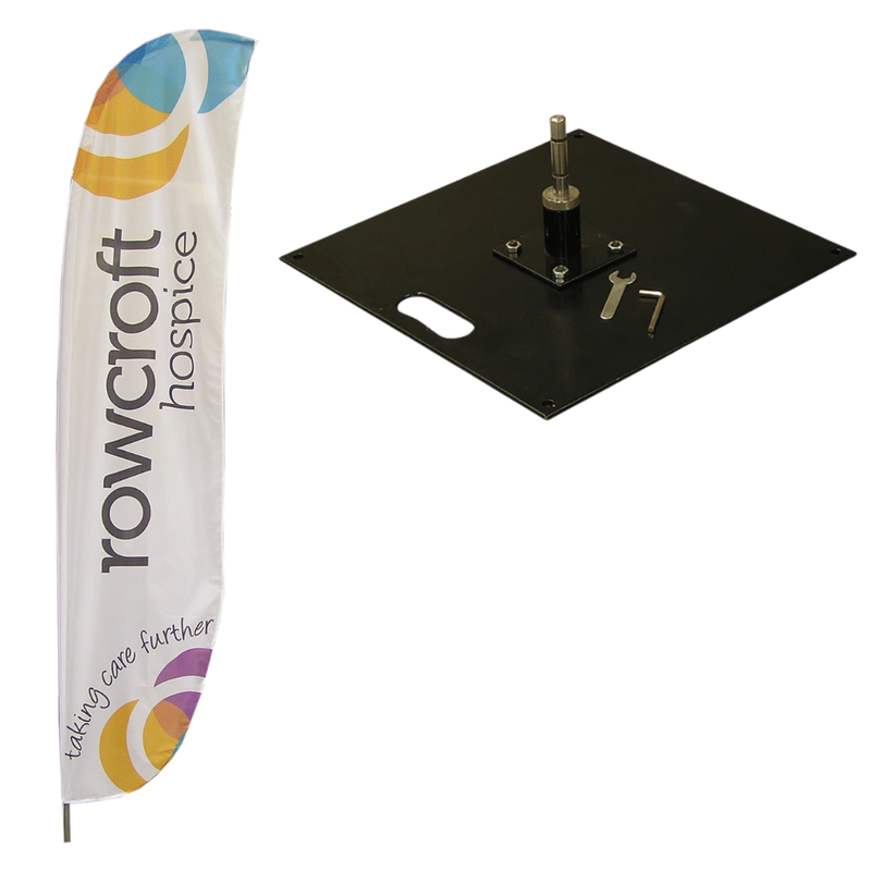 Medium Feather Flag with 7 kg Base