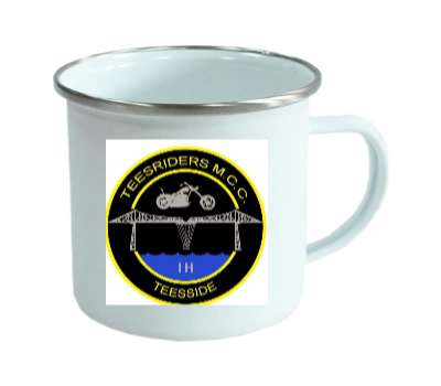 Personalised White Enamel Mugs