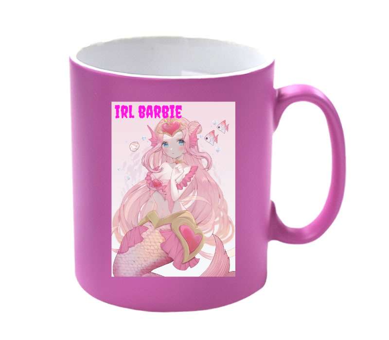 Personalised Pink Satin Mug