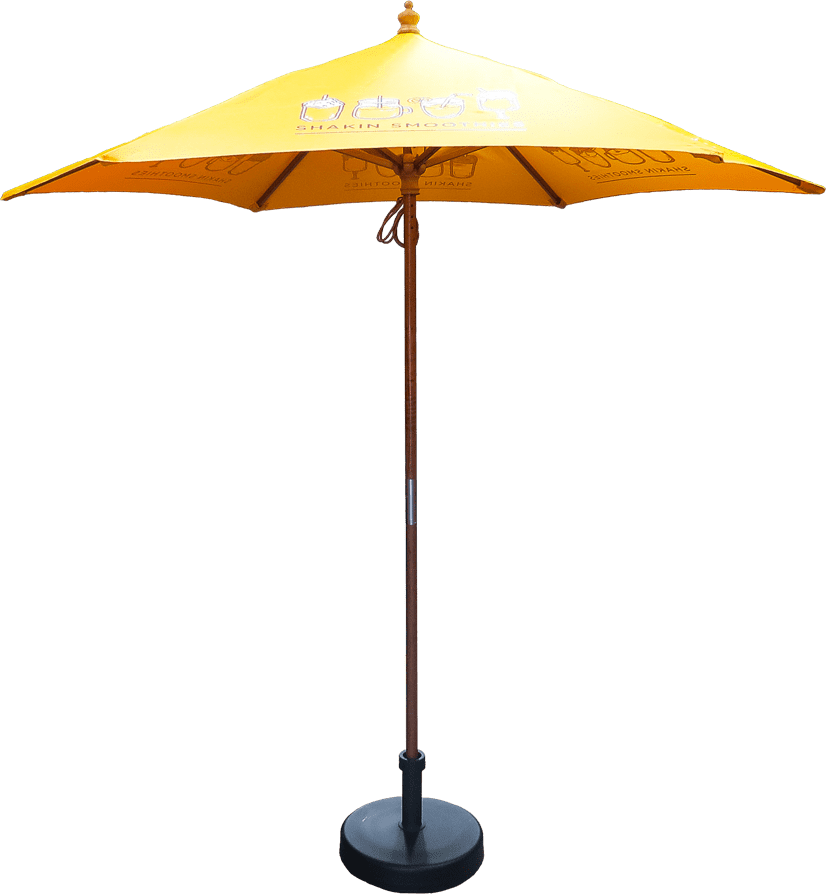 Wooden Parasol - 2.5m