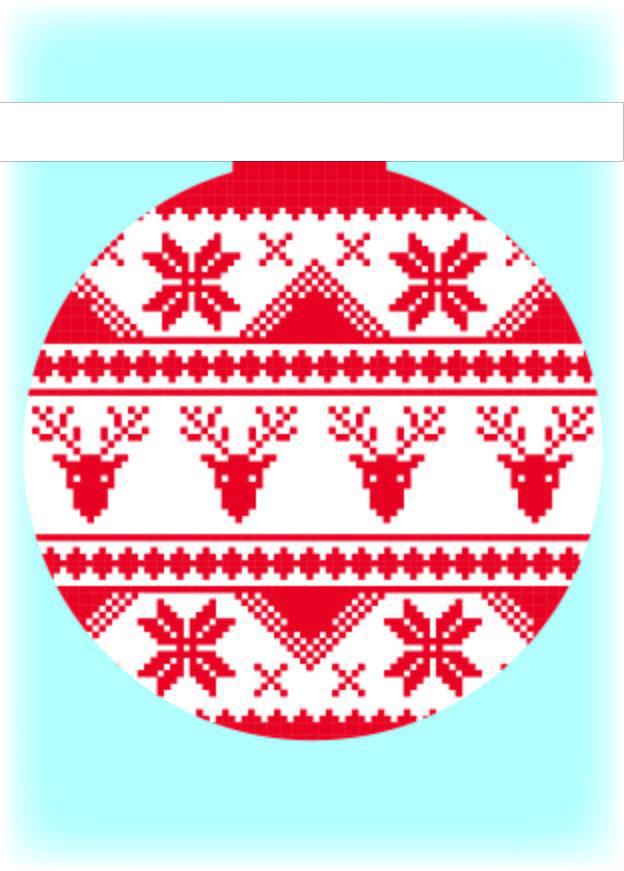 Christmas Bauble Bunting