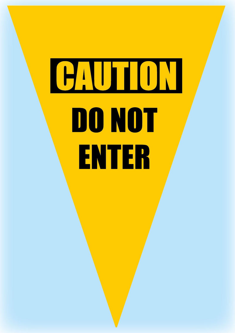 warning bunting