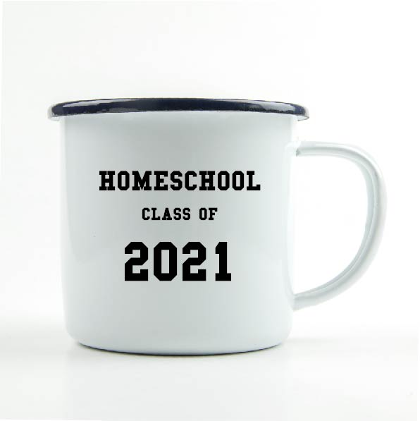 Homeschool class of 21 Enamel Mug