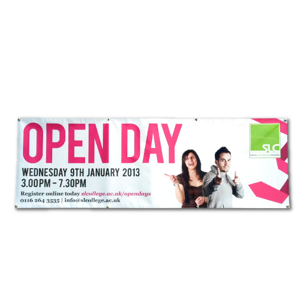 bespoke printed banner