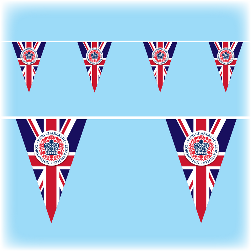 King Charles III coronation bunting