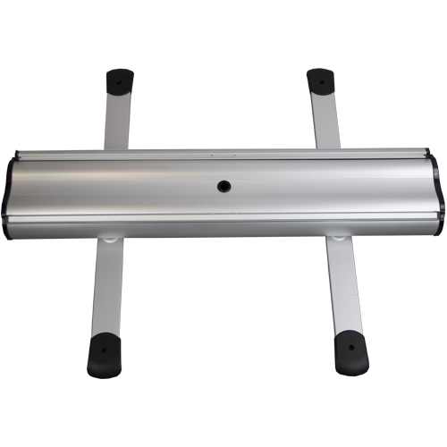 Outdoor roller banner base
