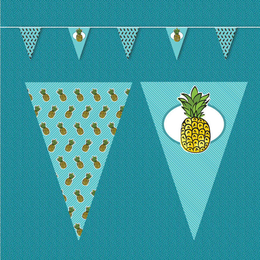 Pineapple bunting