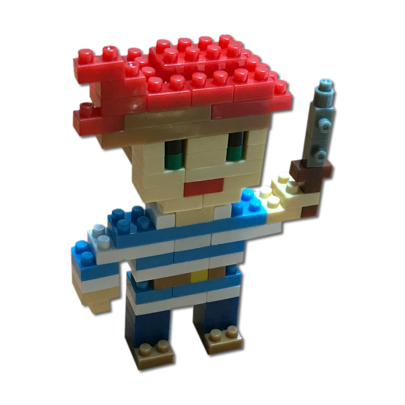 Personalised mini building blocks