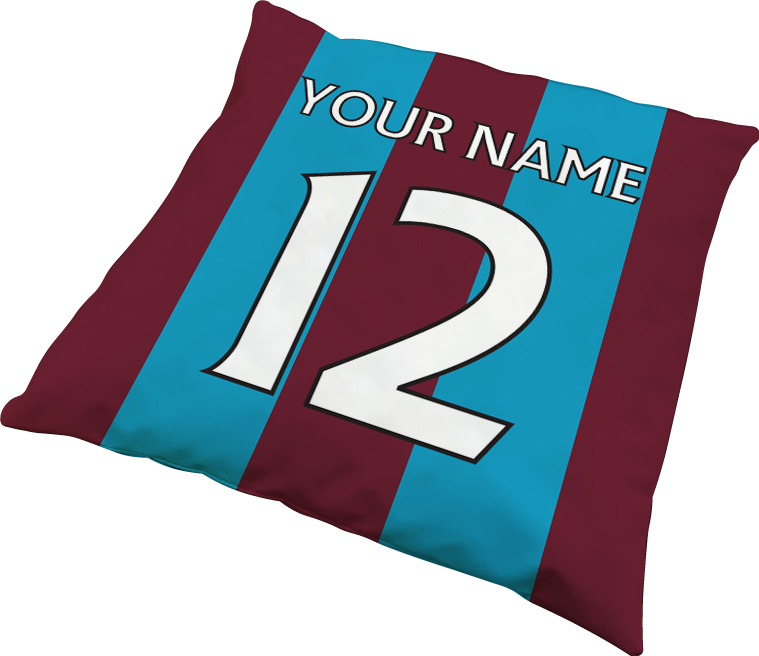 Personalised football team cushions