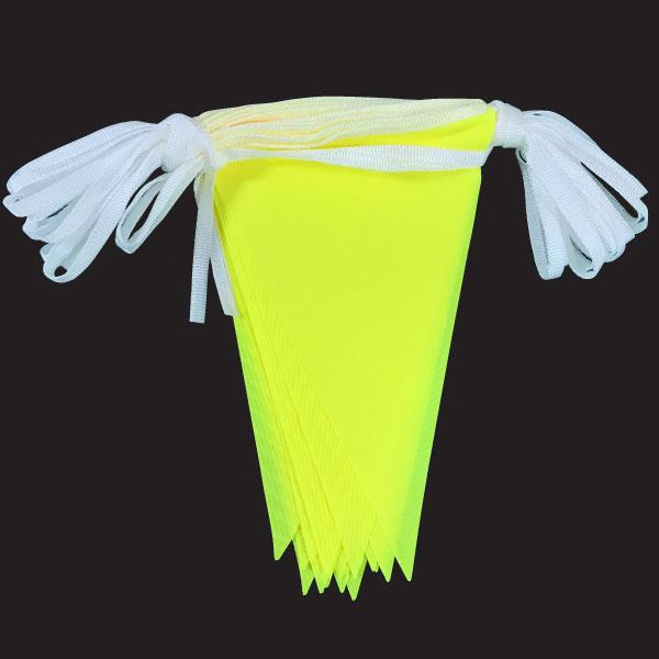 Yellow hi-vis bunting