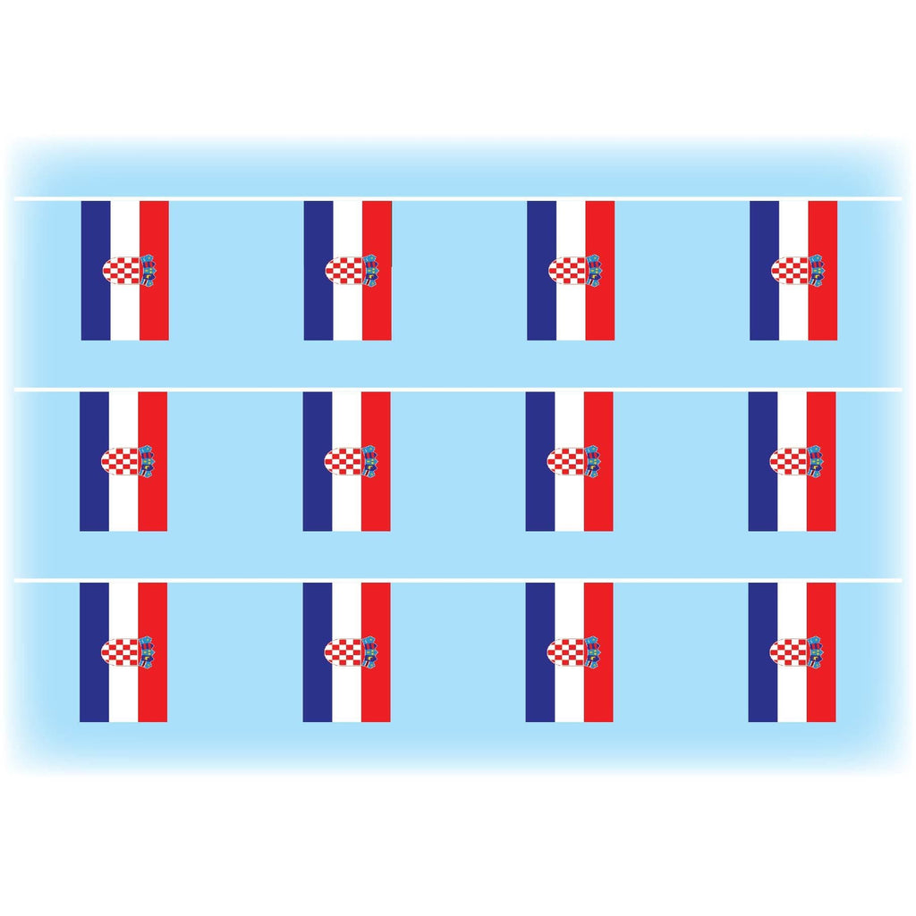 Croatia flag bunting