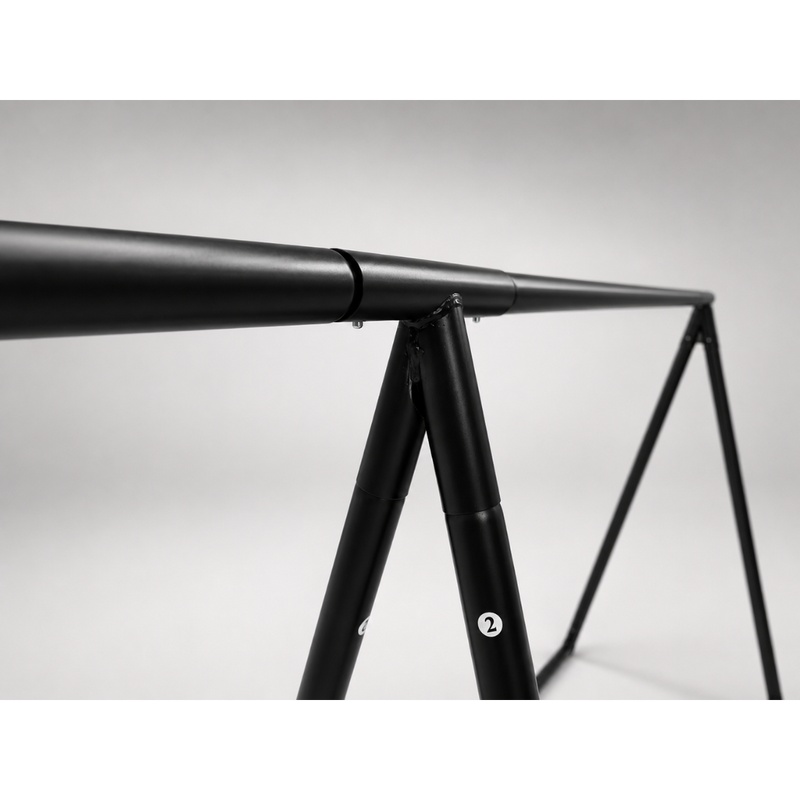 Steel Banner Frame - Black - With Banner