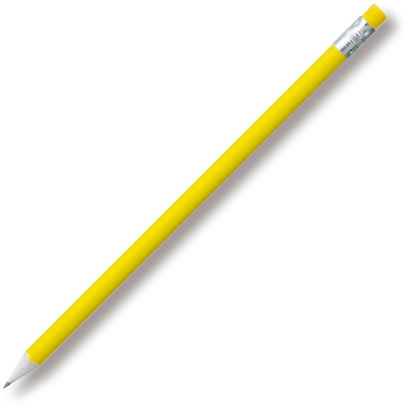 Promotional Newspaper Pencil - Spot Colour - Yellow