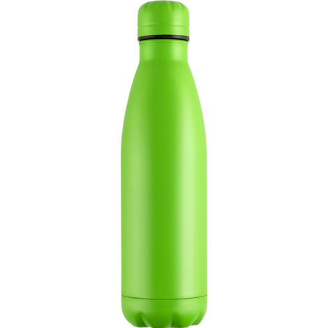Promotional Mood Vacuum Bottle - Powder Coated - Full Colour - Lime Green