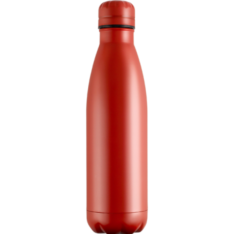 Promotional Mood Vacuum Bottle - Powder Coated - Engraved - Red