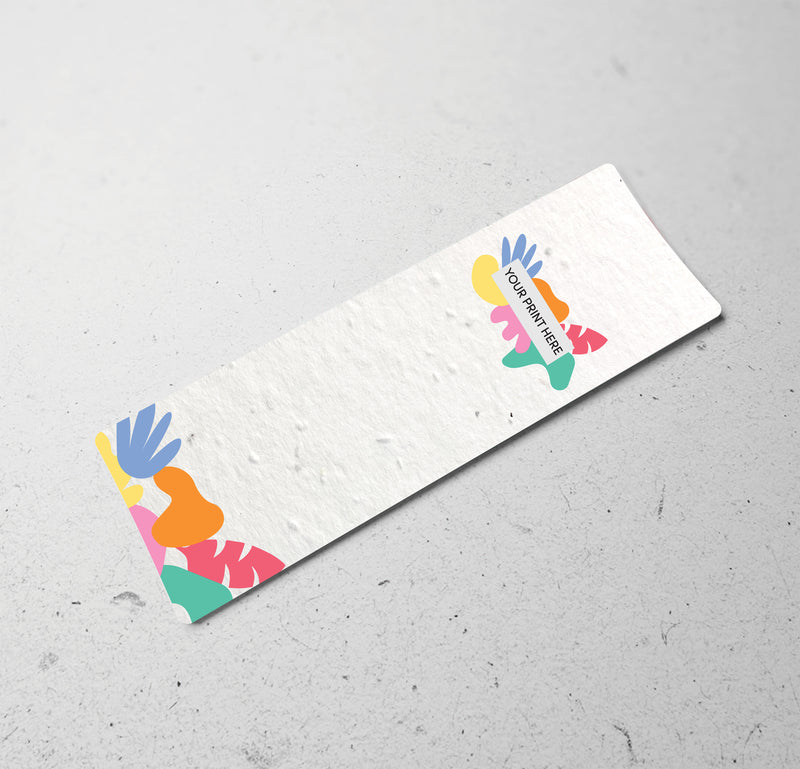 Seed Paper Bookmark - Double Sided Print