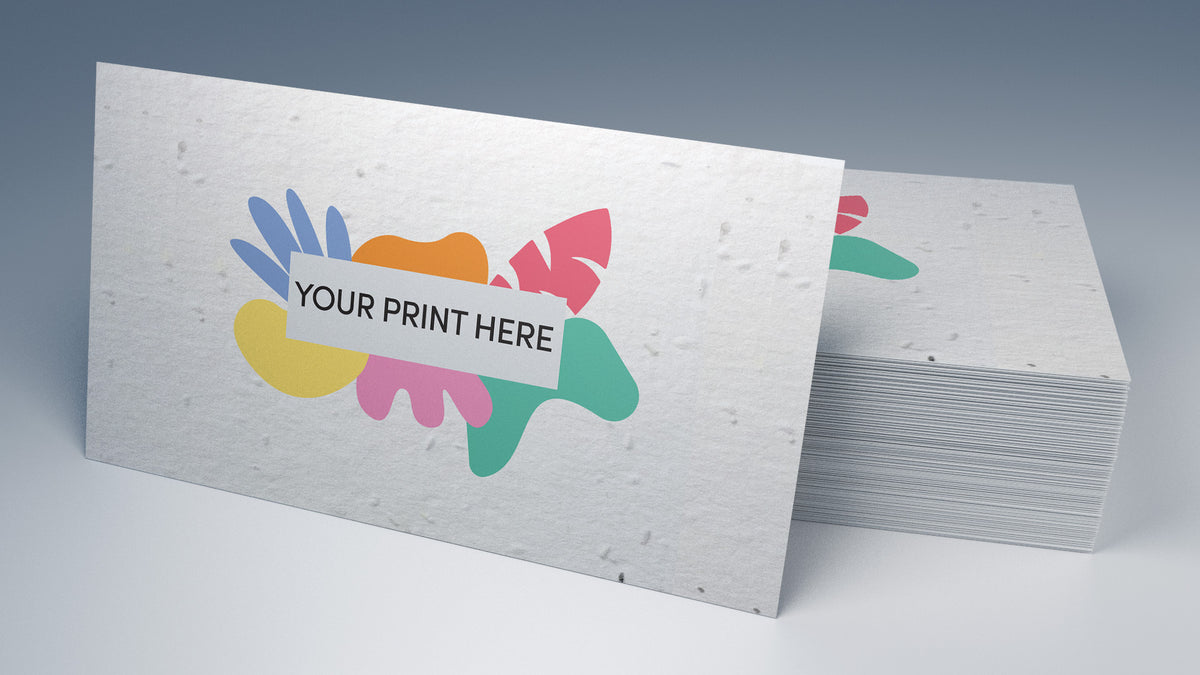 Seed Paper Business Card - Double Sided Print