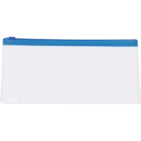 Promotional Transparent Pencil Case Kit - Blue