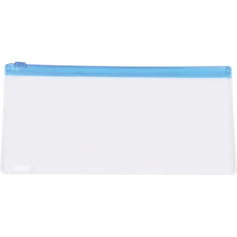 Promotional Transparent Pencil Case Kit - Light Blue