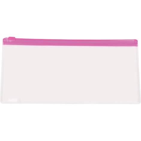 Promotional Transparent Pencil Case Kit - Pink