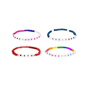 Custom Friendship/Message Bead Bracelets – One Stop Promotions