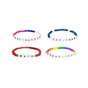 Custom Friendship/Message Bead Bracelets