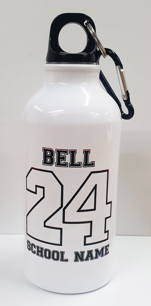 Individually personalised school leavers bottles