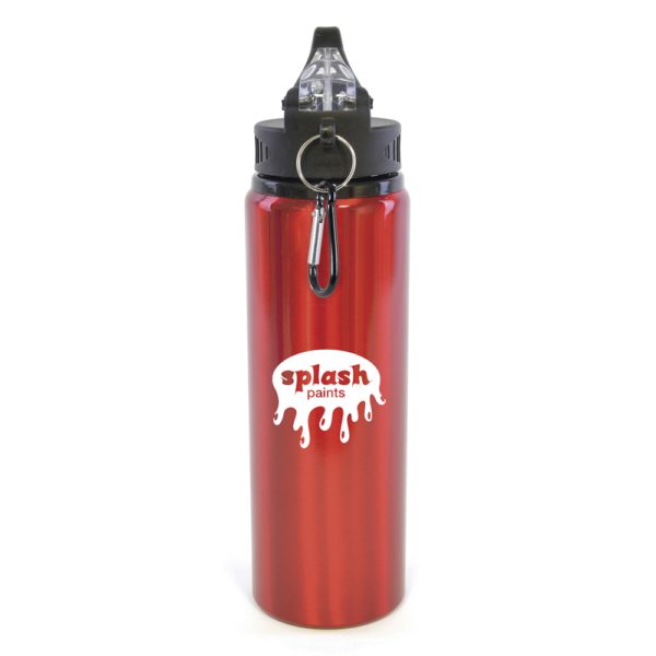 Promotional Fashion Sports Bottle 800ml - Spot Colour - Red