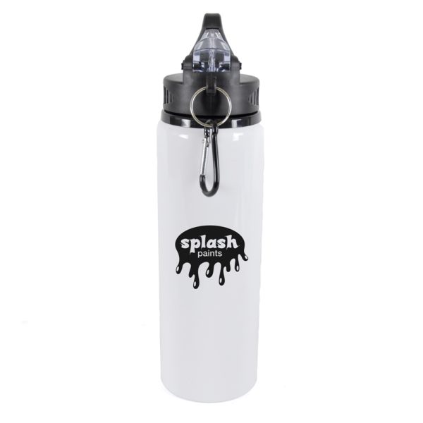 Promotional Fashion Sports Bottle 800ml - Spot Colour - White
