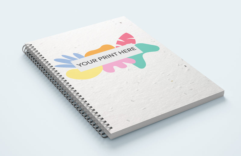 Seed Paper Cover A5 Wire Bound Notebooks