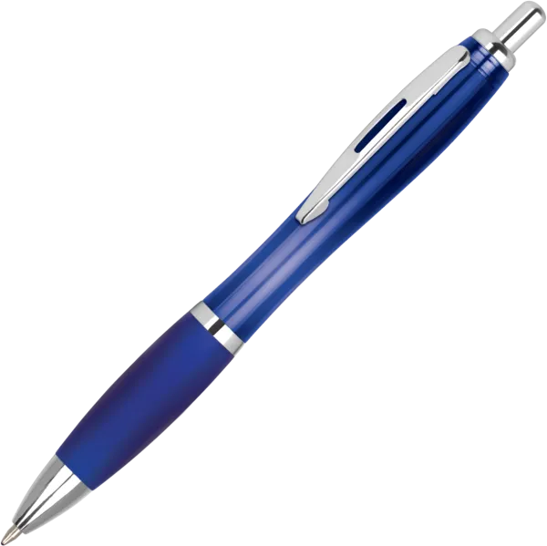 Promotional Contour Recycled Ballpen - Blue