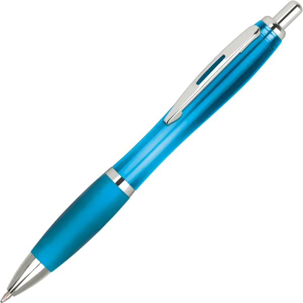 Promotional Contour Recycled Ballpen  - Light Blue