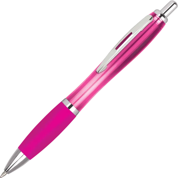 Promotional Contour Recycled Ballpen - Magenta