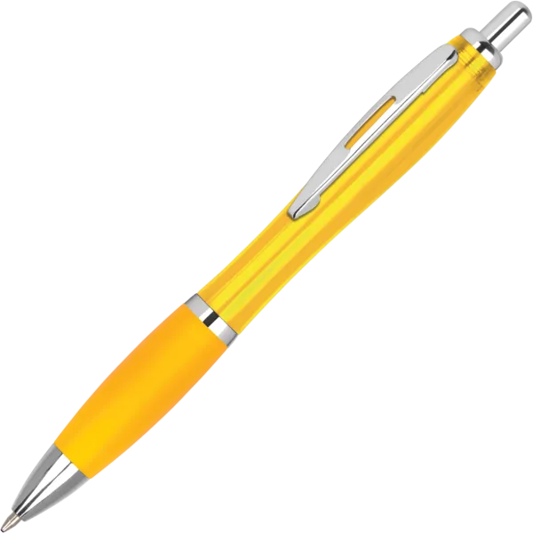 Promotional Contour Recycled Ballpen - Yellow