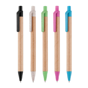 Cardboard pen printed with logo