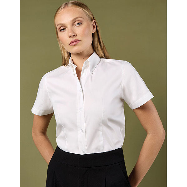Kustom Kit Short Sleeve Premium Oxford Shirt - Women's
